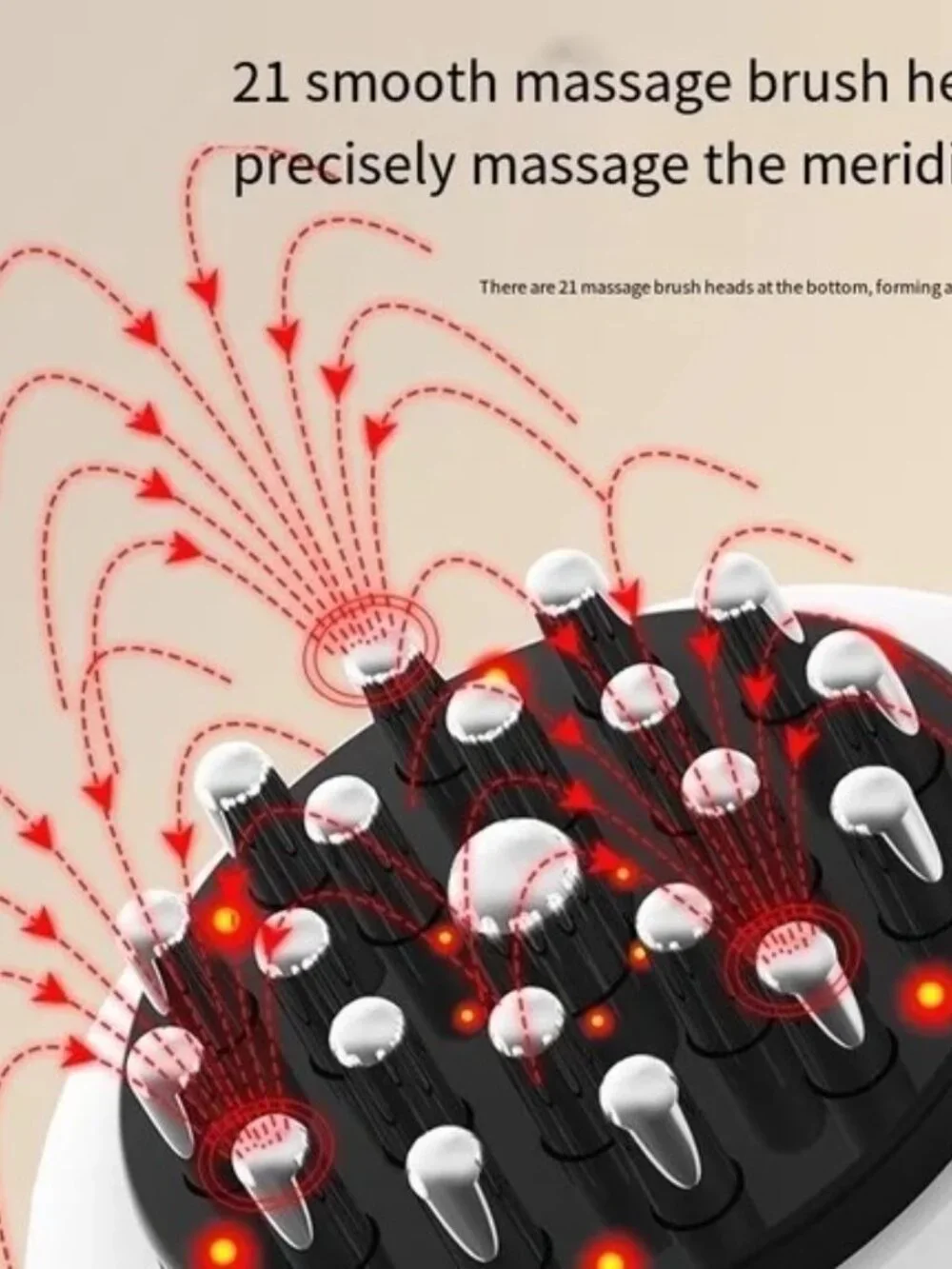 Slimming Electric Meridian Brush - Universal Whole Body Massager with Pulse and